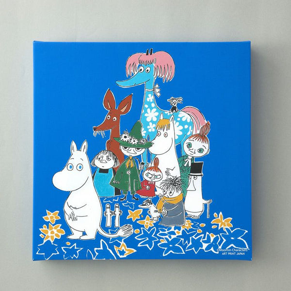 キャンバスパネル（30×30cm/ブルー）＜取り寄せ品＞ - MOOMIN SHOP