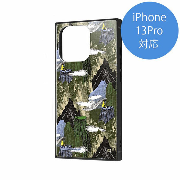 耐衝撃ハイブリッドケース KAKU【iPhone 13Pro対応】（MOOMIN OUTDOORS/山脈緑）IQ-AP32K3TB/MT9 -  MOOMIN SHOP