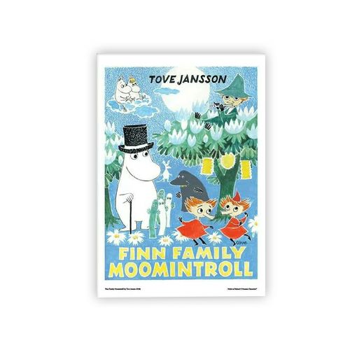 ポスター 100×70（たのしいムーミン一家）ATC040014【ラッピング対象外】 - MOOMIN SHOP