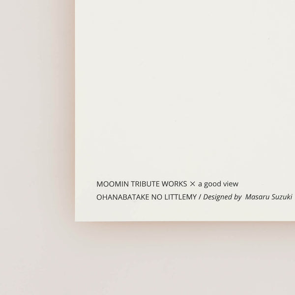 MOOMIN TRIBUTE WORKS×a good view アートポスター フレームセット