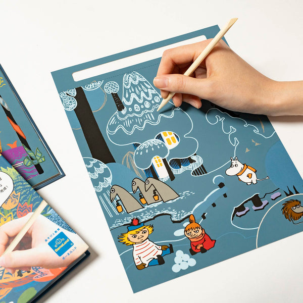 ボーネルンド ムーミンのスクラッチアート（10柄）AN254130 - MOOMIN SHOP