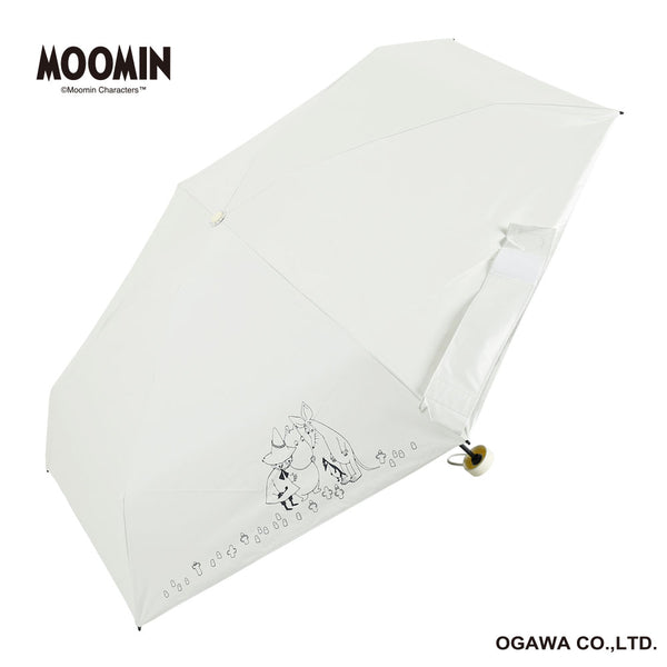 晴雨兼用 コンパクト折畳傘（ニョロニョロ/ホワイト）56241 - MOOMIN SHOP