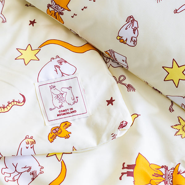 布団カバー＆枕カバーセット（COMET/イエロー） - MOOMIN SHOP
