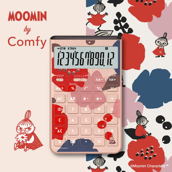 12月下旬頃お届け予定＊電卓（グレイッシュピンク/リトルミイ）JT-200T