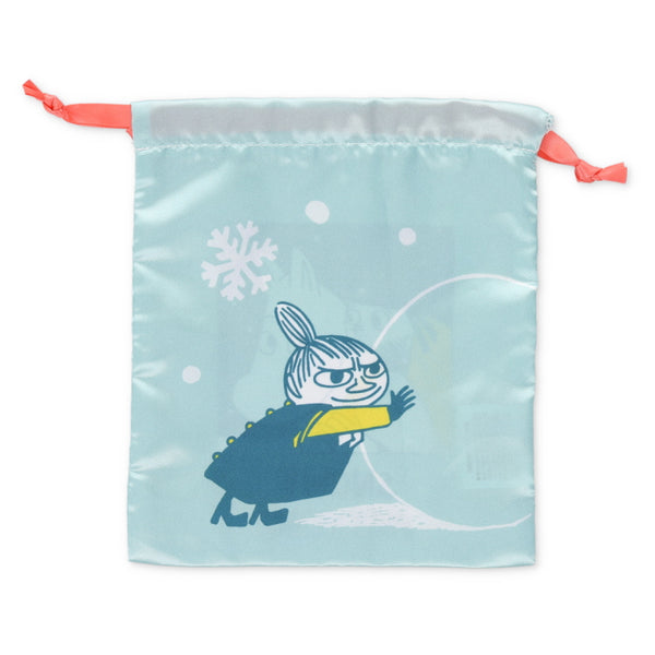 リボン巾着（SNOWY WAY HOME/雪）MM3112 - MOOMIN SHOP