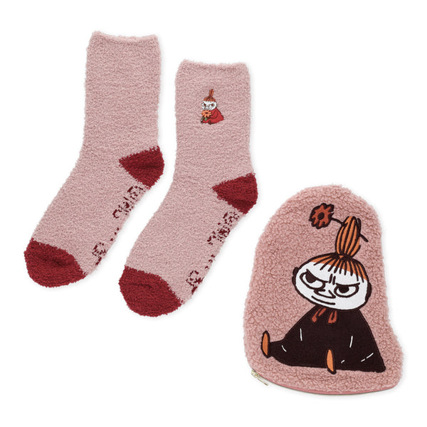もこもこ靴下inポーチ（リトルミイ/フラワー）MM3378 - MOOMIN SHOP