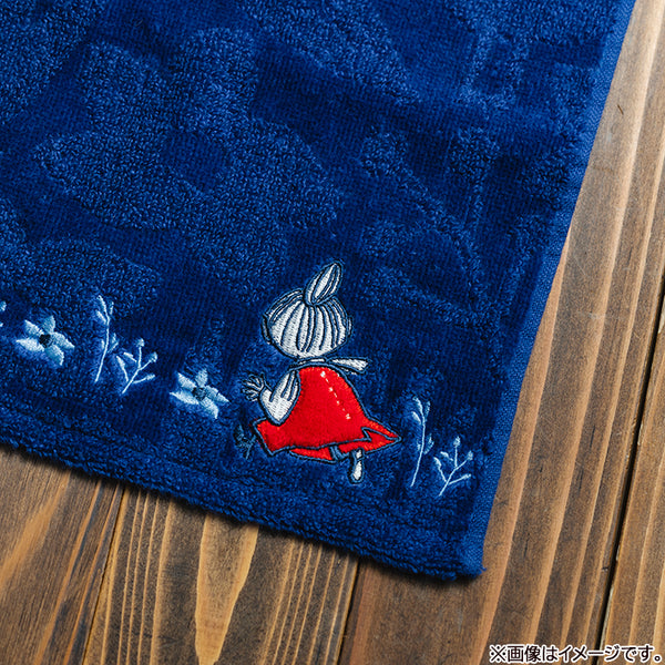 フェイスタオル（ネイビーガーデン）1405050400 - MOOMIN SHOP