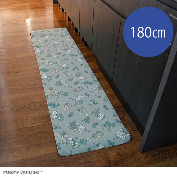 キッチンマット180cm（リトルミイ/ボタニカルグリーン）1455047500