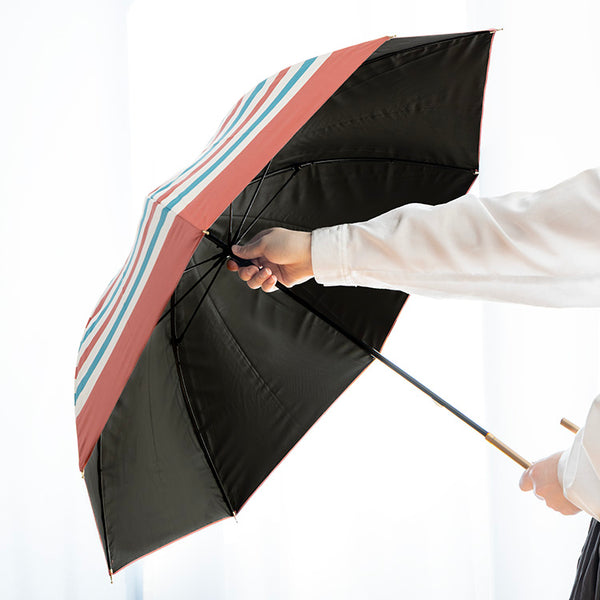 晴雨兼用ショート傘（リトルミイ/ボーダー/レッド）TW25S7641