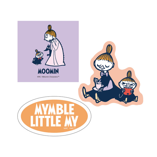 ステッカー3枚セット（リトルミイとミムラねえさん）MOSC-S537