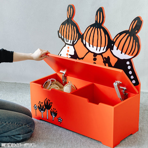 木製BOXベンチ（リトルミイのきょうだいたち）【公式限定