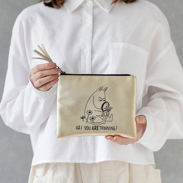 フラットポーチ（ゴールドムーミン）【公式限定】 - MOOMIN SHOP