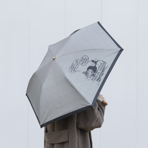 晴雨兼用 折り畳み傘（漂流リトルミイ/グレー）TG26F7681 - MOOMIN SHOP