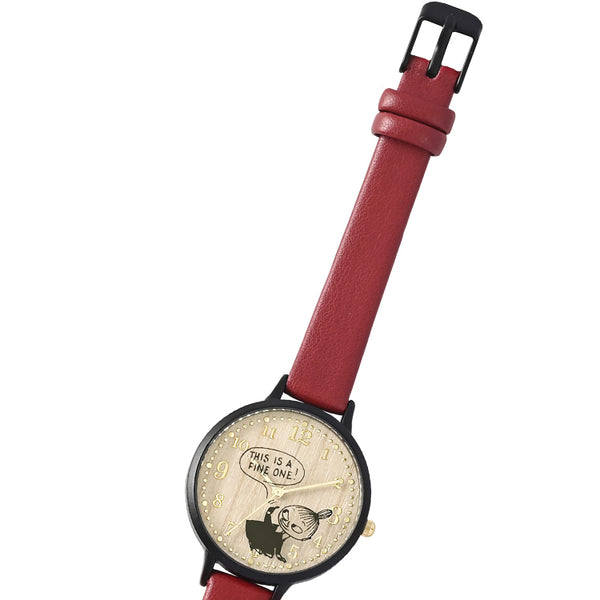 おっとと　腕時計　時計　非売品　新品　ノベルティグッズ　お菓子 1月中旬頃お届け予定＊ガラスプリントウォッチ（リトルミイ/RE）MOM024