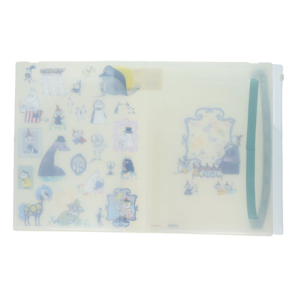 ゴムバンド付きクリアファイル5P＋F（ムーミン仲間）S2176602