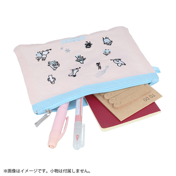 うちゅうせんポーチ Sサイズ×4点 モモンガポーチ 6月中旬頃お届け予定＊メッシュ刺しゅうポーチ（COMET）S2340364＜予約