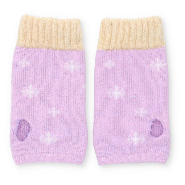 アームウォーマー（SNOWY WAY HOME/リトルミイ刺しゅう/ラベンダー