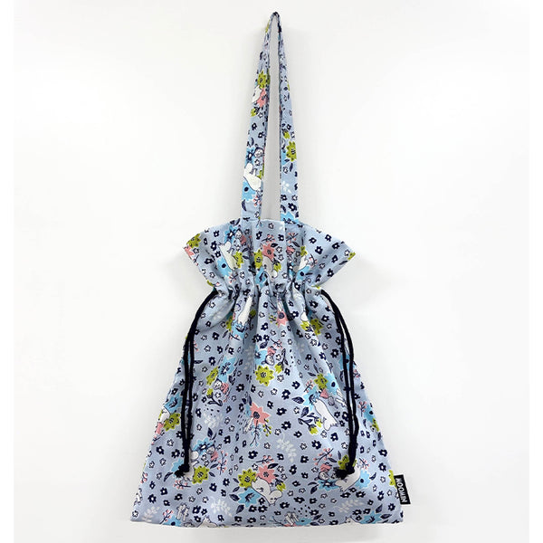 巾着トートバッグ（ブルー）CG-4255 1B - MOOMIN SHOP