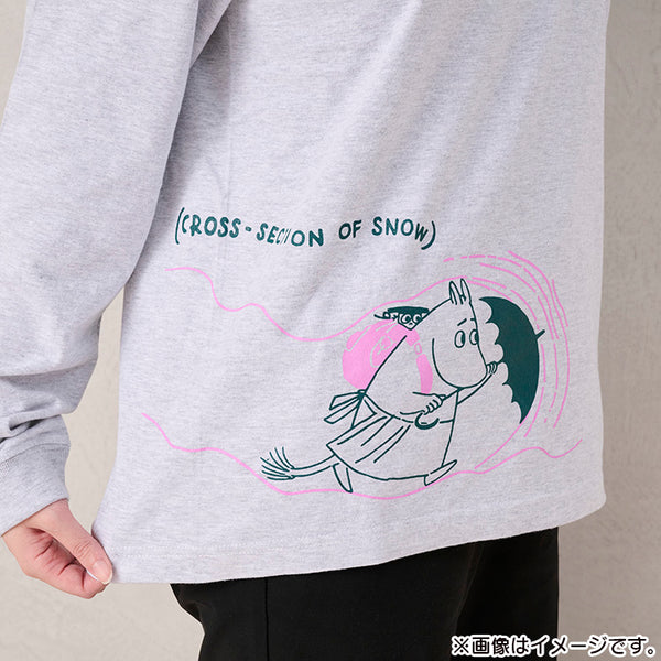 ロングスリーブTシャツ（SNOWY WAY HOME/ムーミンママ/ASH）MM-9613