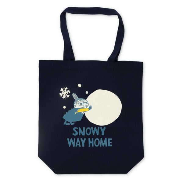 19.littlemoon様 トートバッグ（SNOWY WAY HOME/リトルミイ/NV）MM-9618 - MOOMIN SHOP