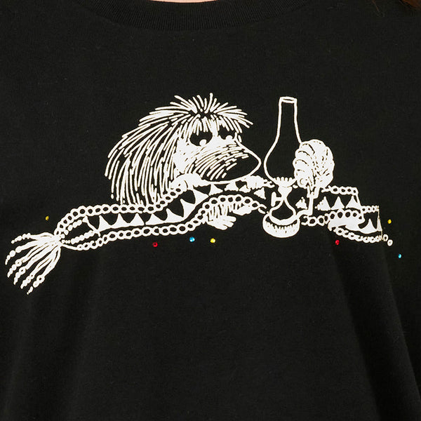 クリスタルTシャツM（ご先祖さまA/BK）MM-9642 - MOOMIN SHOP