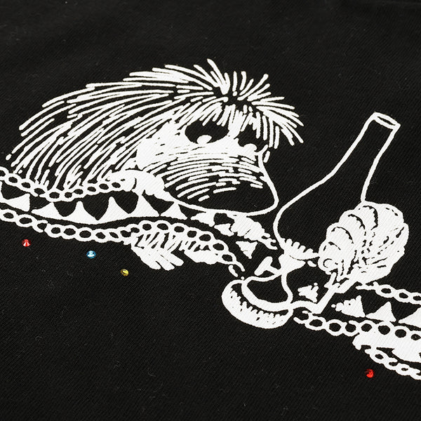 クリスタルTシャツM（ご先祖さまA/BK）MM-9642 - MOOMIN SHOP