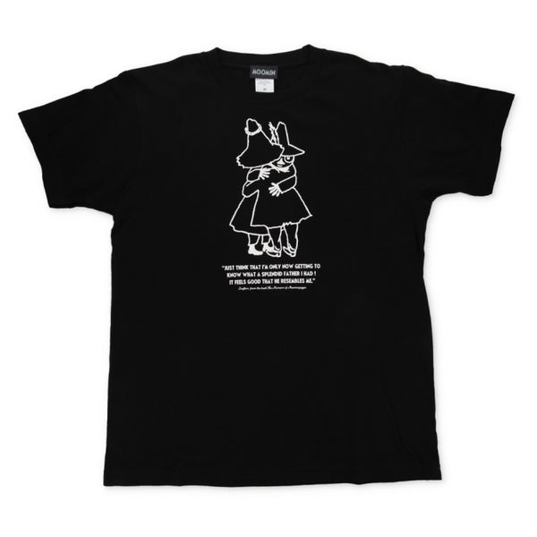 T.ポプキンス ホプキンスの販売原則 TシャツMサイズ（ヨクサル&スナフキン/BK）MM-9812 - MOOMIN SHOP