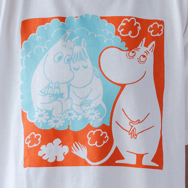 TシャツMサイズ（daydreaming in moominvalley/ムーミン/WH）MM-9918