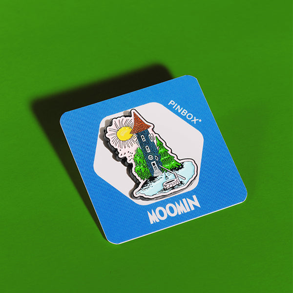 PINBOX ピンバッジ（朝日とムーミンやしき）PNX100036 - MOOMIN SHOP
