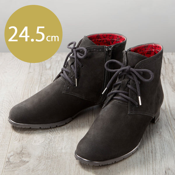 リトルミー リトルミイ どんどん歩けるらくらく4Eレザーブーツ 24.5cm 51308