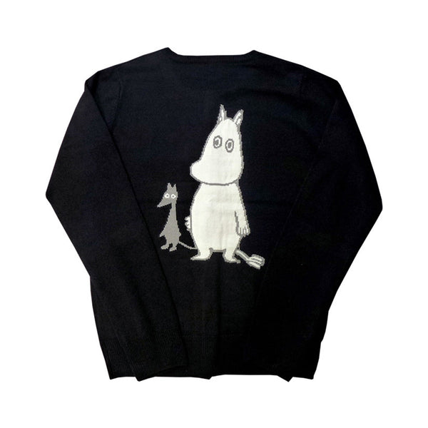 ニットカーディガンM ムーミン ブラック - MOOMIN SHOP