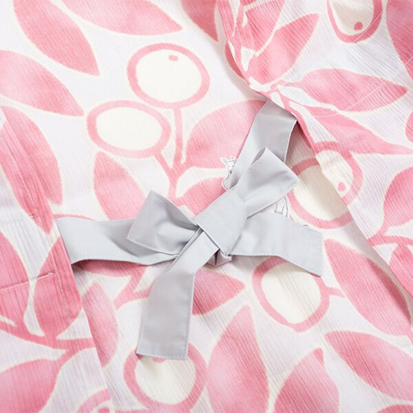 Crepe Print Apron (Leaf/Pink) MOR108-42190