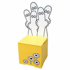 木製BOXチェアー（ニョロニョロ）＜取り寄せ品＞【ラッピング対象外