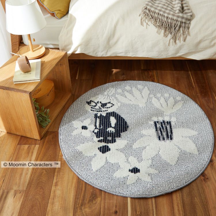 円形ラグ（コバナ/リトルミイ）13473174【ラッピング対象外