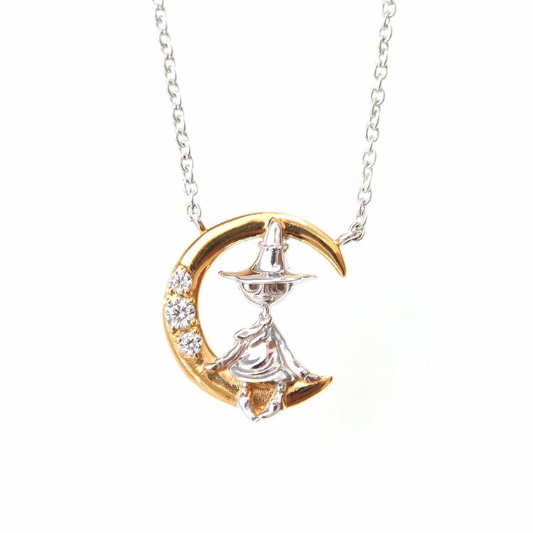 MOOMIN ムーン＆スナフキン ペンダントジルコニア シルバー