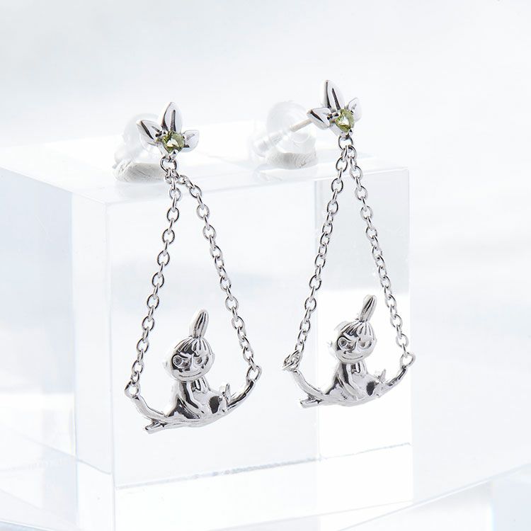 春色型リトルウッズ×小枝ちゃん♡ピアス　2080 小枝のフリンジシルバーピアス（リトルミイ）MLPSK0001 - MOOMIN SHOP