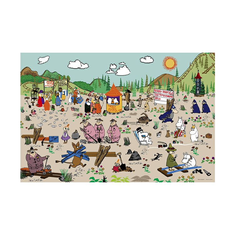 Jigsaw puzzle 1000pcs (Snufkin's Railway) 101424 - MOOMIN SHOP