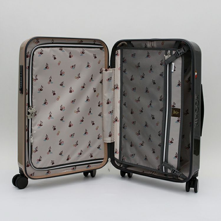 スーツケース 50Lサイズ（お絵かきミイ/BE/BR）HAP228657 MC20【ラッピング対象外】