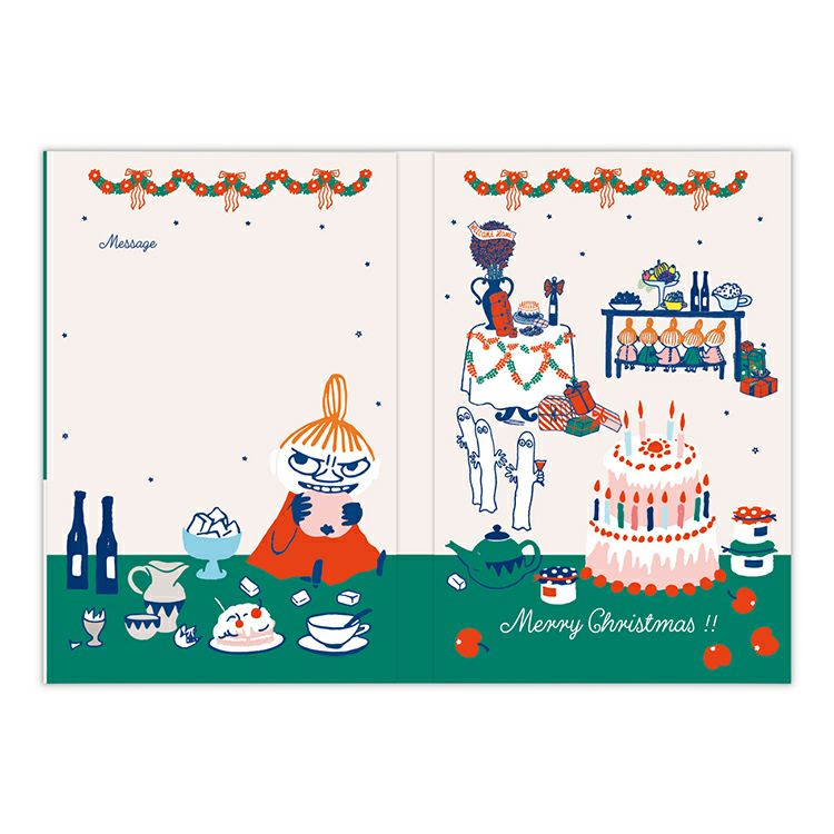 オルゴールカード（クリスマス/リトルミイⅡ）828127【航空便不可】