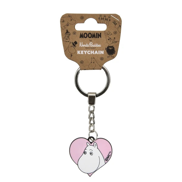 NordicBuddies ビッグキャラクターキーリング（ムーミン/ハート）MOOMIN123E