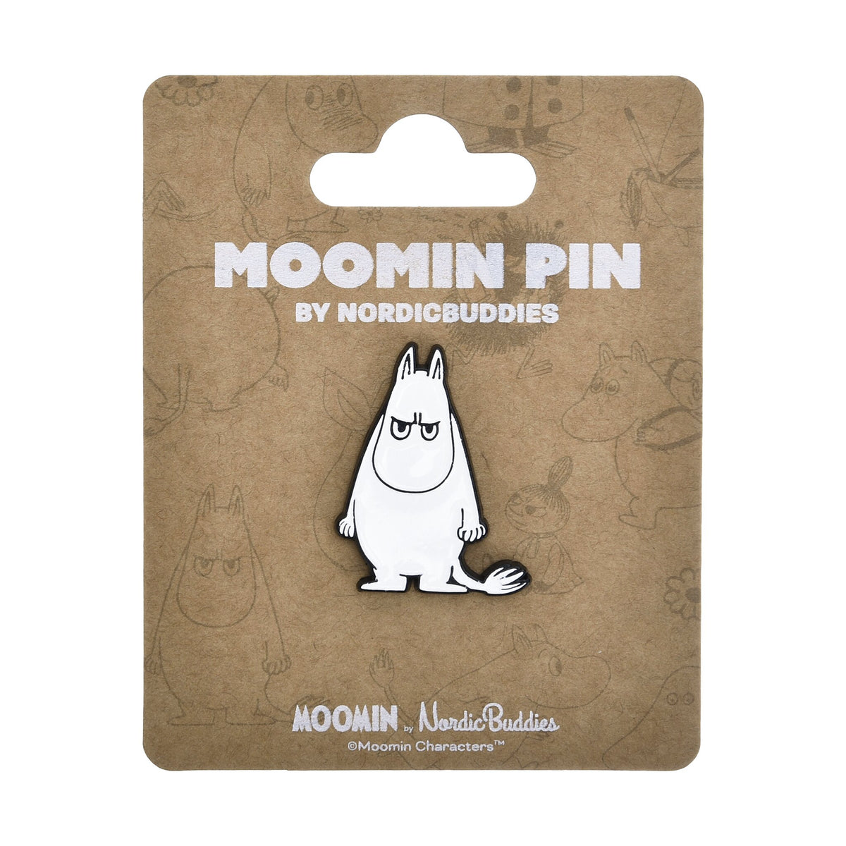 Nordicbuddies ピンバッジ（アングリームーミン）MPIN1