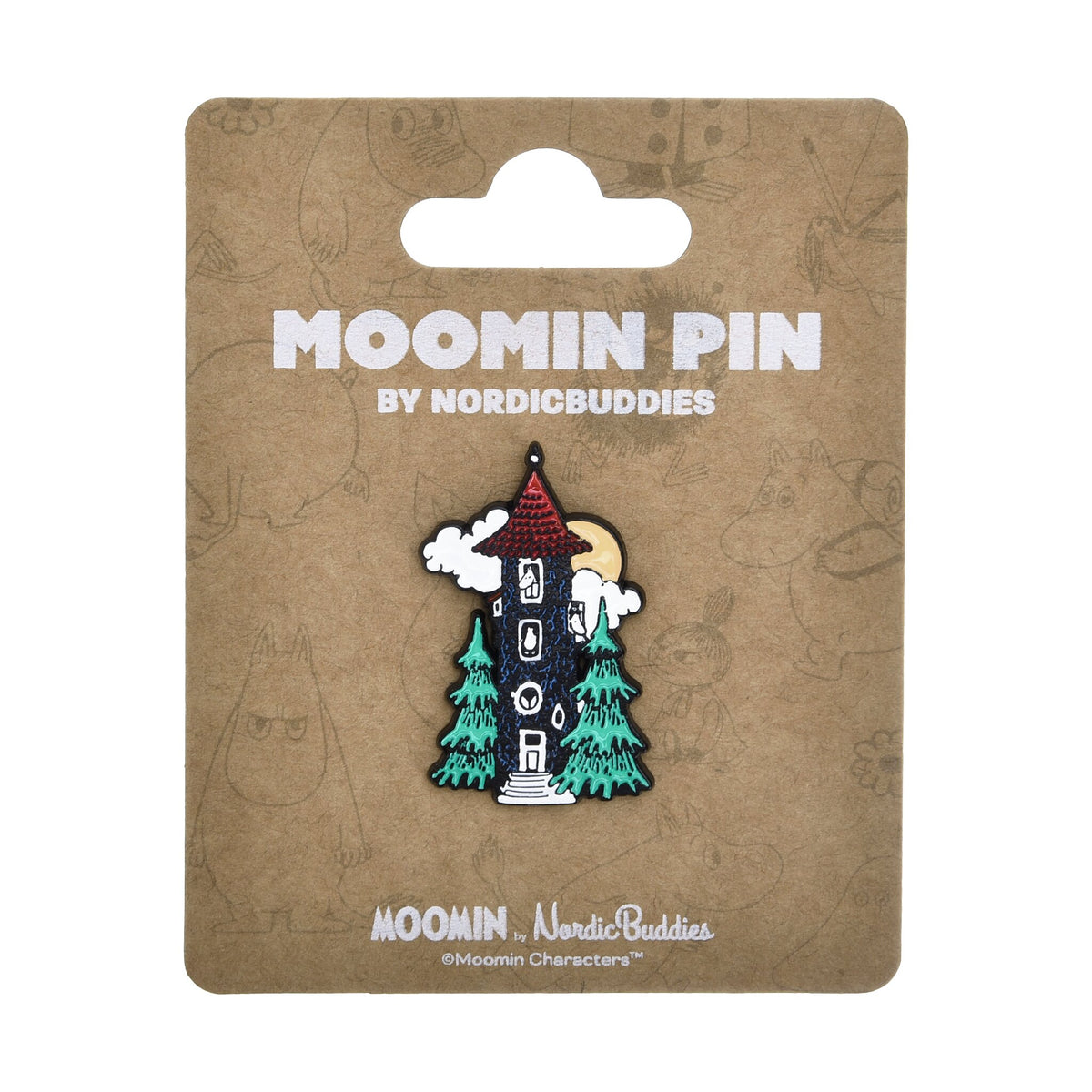 Nordicbuddies ピンバッジ（ムーミンハウス）MPIN4