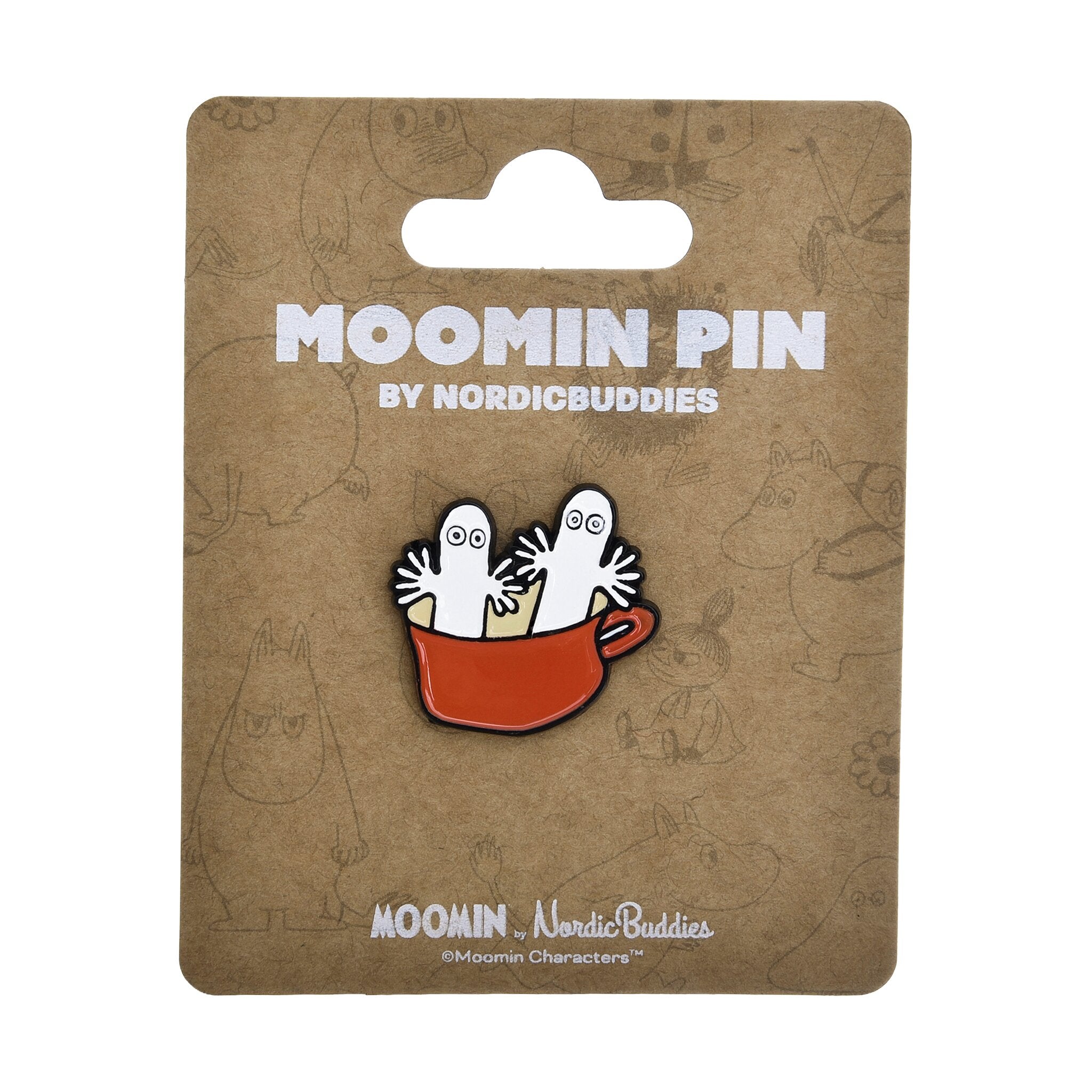 Nordicbuddies ピンバッジ（ニョロニョロ）MPIN11 - MOOMIN SHOP