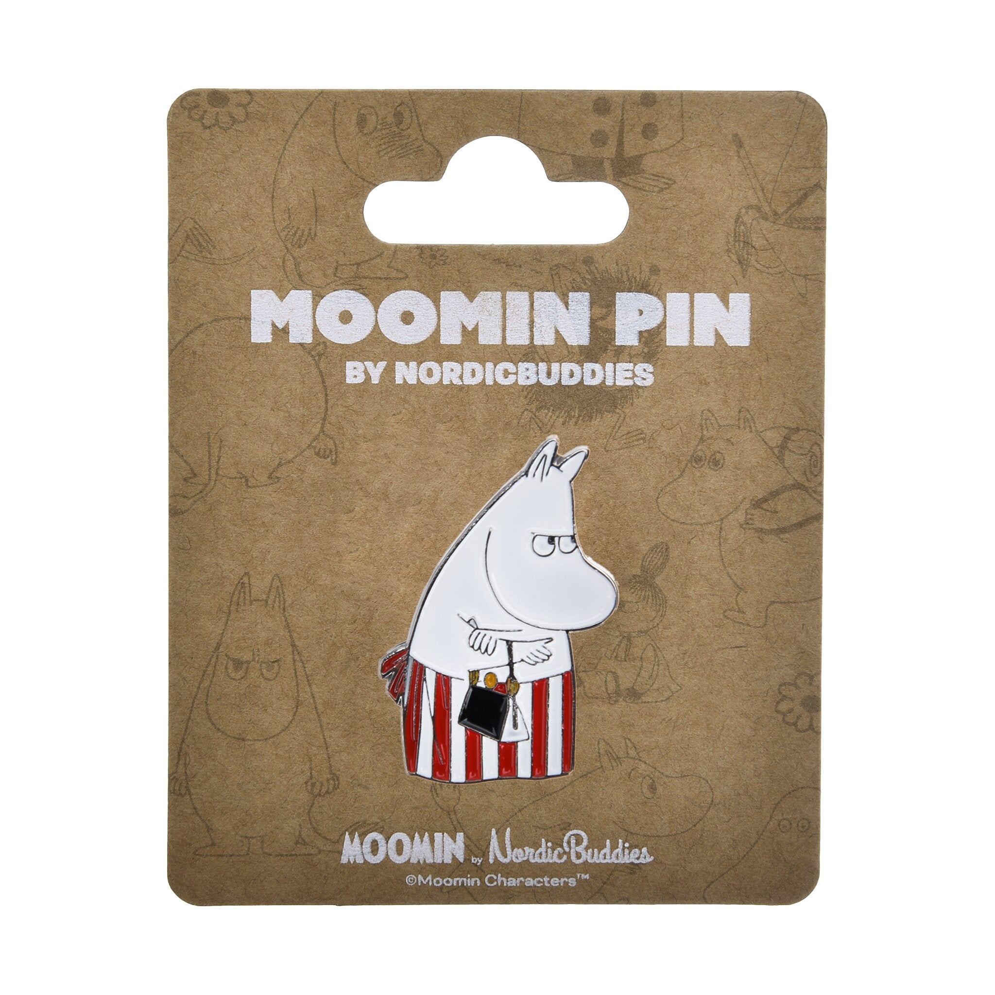 ムーミンママページ Nordicbuddies ピンバッジ（ムーミンママ）MPIN37 - MOOMIN SHOP