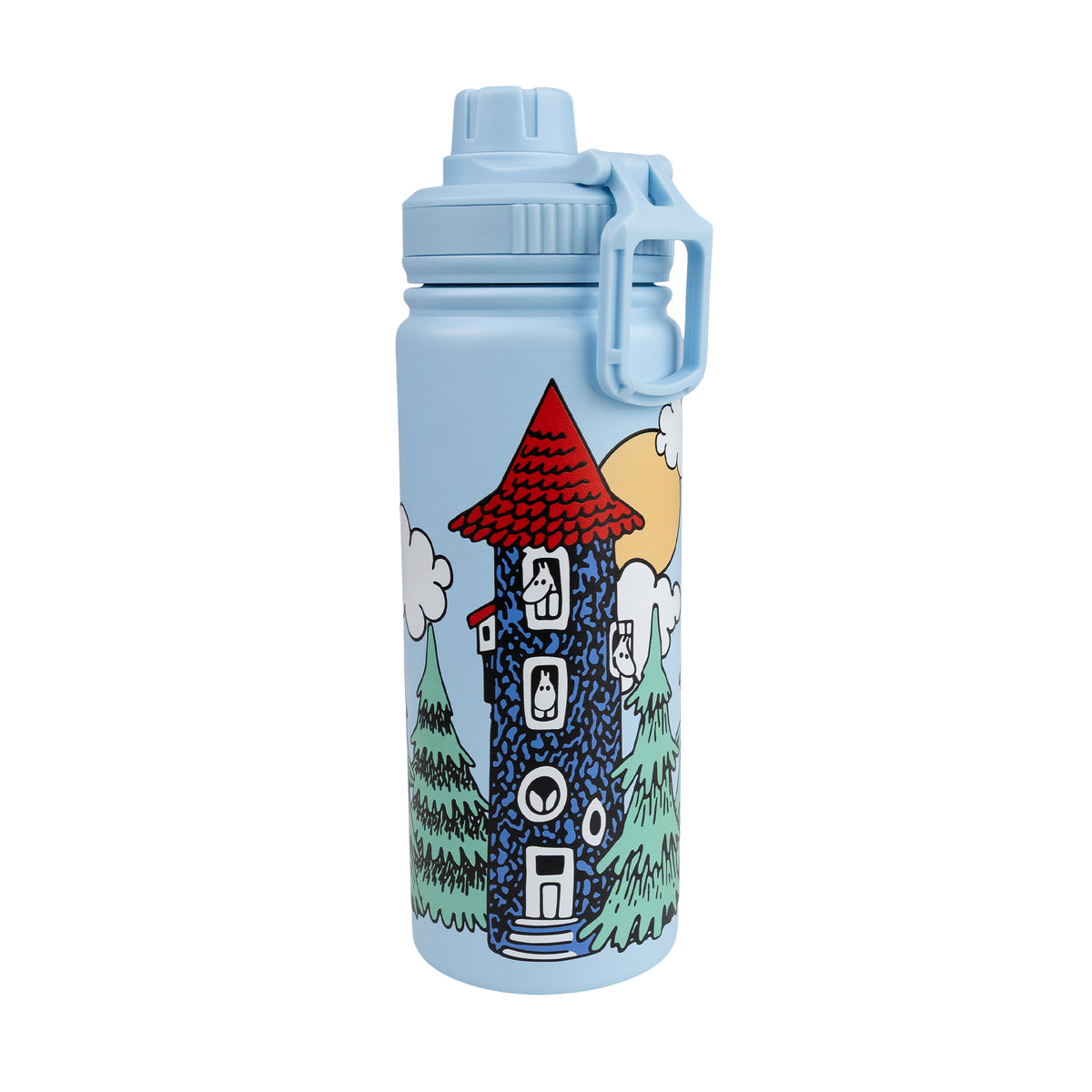 Nordicbuddies ステンレス製保温ボトル（ムーミンハウス/ブルー）MOOMIN100L
