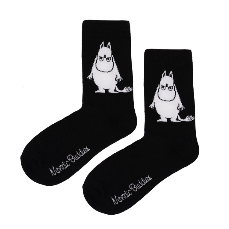 5月下旬頃お届け予定＊NordicBuddies クラシックソックス（アングリームーミン/ブラック）MOOMIN20S＜予約商品＞