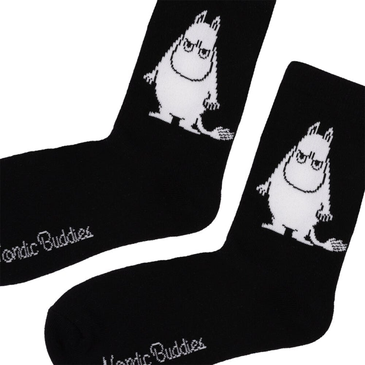 5月下旬頃お届け予定＊NordicBuddies クラシックソックス（アングリームーミン/ブラック）MOOMIN20S＜予約商品＞