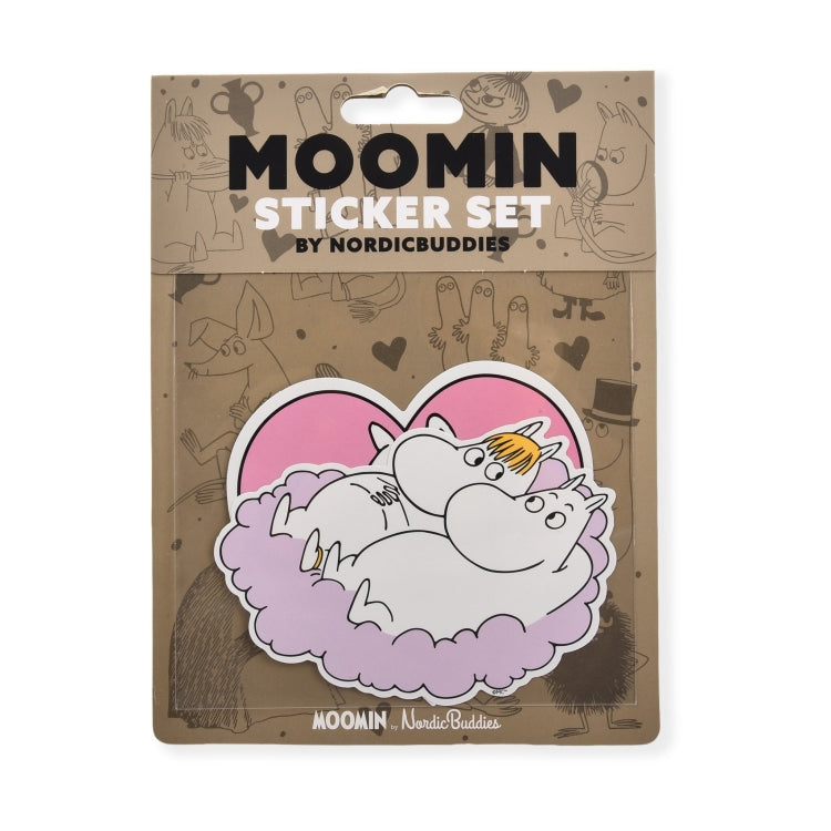 5月下旬頃お届け予定＊NordicBuddies ステッカーセット（ハート/雲）MOOMIN67J＜予約商品＞