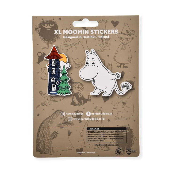 5月下旬頃お届け予定＊NordicBuddies ステッカーセット（ムーミンやしき/ムーミン）MOOMIN67K＜予約商品＞