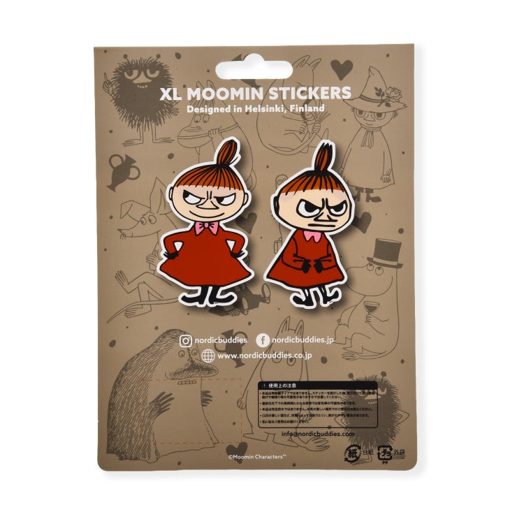 5月下旬頃お届け予定＊NordicBuddies ステッカーセット（リトルミイ/おこりんぼ）LMY67C＜予約商品＞